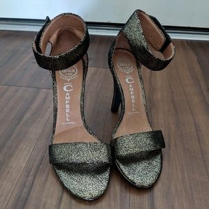 Jeffrey Campbell Gold Heeled Sandals